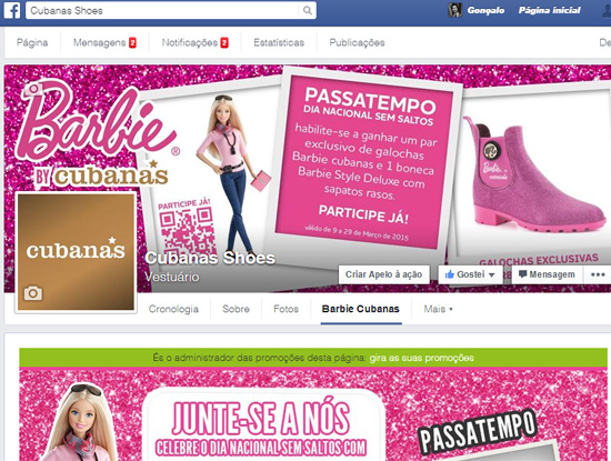 Facebook App Barbie Cubanas