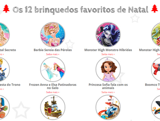 Mattel - Brinquedos Favoritos de Natal Website