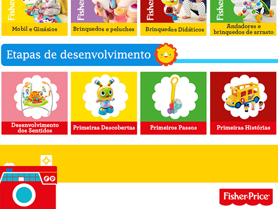 Fisher-Price loja Continente On-line