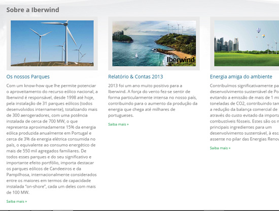 Iberwind - Natural Efficiency Website