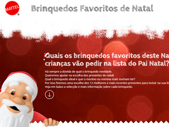 Mattel - Brinquedos Favoritos de Natal Website