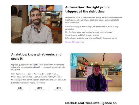 Pleez - You cook food. We cook data