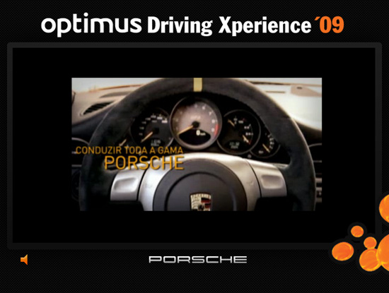 Optimus Porsche Landing Page