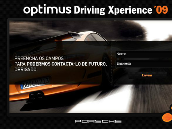 Optimus Porsche Landing Page