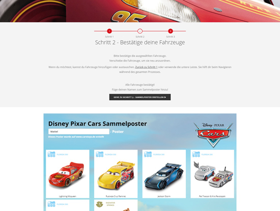 Disney Cars Poster